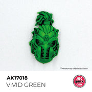 AK Interactive 17018 Quick Gen Vivid Green 18ml Acrylic Paint