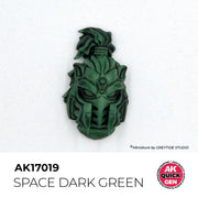 AK Interactive 17019 Quick Gen Space Dark Green 18ml Acrylic Paint