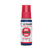 AK Interactive 17027 Quick Gen Ultramarine Blue 18ml Acrylic Paint
