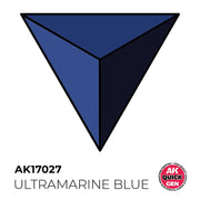 AK Interactive 17027 Quick Gen Ultramarine Blue 18ml Acrylic Paint