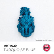 AK Interactive 17029 Quick Gen Turquoise Blue 18ml Acrylic Paint