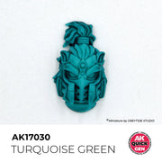 AK Interactive 17030 Quick Gen Turquoise Green 18ml Acrylic Paint