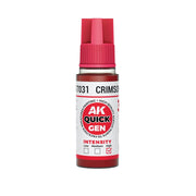 AK Interactive 17031 Quick Gen Crimson Red 18ml Acrylic Paint