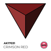 AK Interactive 17031 Quick Gen Crimson Red 18ml Acrylic Paint