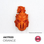 AK Interactive 17033 Quick Gen Orange 18ml Acrylic Paint
