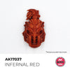 AK Interactive 17037 Quick Gen Infernal Red 18ml Acrylic Paint
