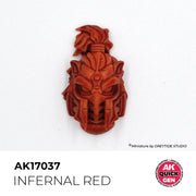 AK Interactive 17037 Quick Gen Infernal Red 18ml Acrylic Paint