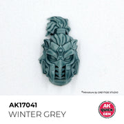 AK Interactive 17041 Quick Gen Winter Grey 18ml Acrylic Paint