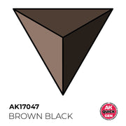 AK Interactive 17047 Quick Gen Brown Black 18ml Acrylic Paint
