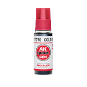 AK Interactive 17070 Quick Gen Cold Steel 18ml Acrylic Paint
