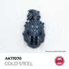 AK Interactive 17070 Quick Gen Cold Steel 18ml Acrylic Paint