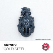 AK Interactive 17070 Quick Gen Cold Steel 18ml Acrylic Paint