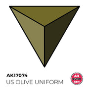 AK Interactive 17074 Quick Gen US Olive Uniform 18ml Acrylic Paint