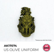 AK Interactive 17074 Quick Gen US Olive Uniform 18ml Acrylic Paint