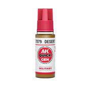 AK Interactive 17079 Quick Gen Desert Sand 18ml Acrylic Paint