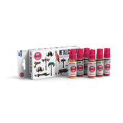 AK Interactive 17522 Quick Gen Metallics Acrylic Paint Set 6 Colours