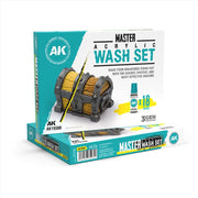 AK Interactive Master Acrylic Wash Set Full Range 18 Colors