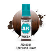AK Interactive Acrylic Wash Rotwood Brown Wash 18ml