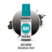 AK Interactive Acrylic Wash Obsidian Holt Wash 18ml