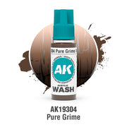 AK Interactive Acrylic Wash Pure Grime Wash 18ml
