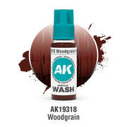 AK Interactive Acrylic Wash Woodgrain Wash 18ml