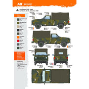 AK Interactive 35031 1/35 M1008 Troop Carrier With Tarp