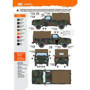 AK Interactive 35031 1/35 M1008 Troop Carrier With Tarp