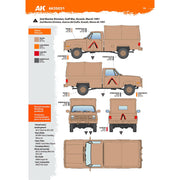 AK Interactive 35031 1/35 M1008 Troop Carrier With Tarp