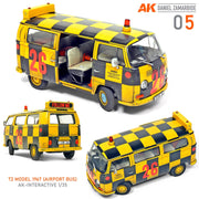 AK Interactive 35033 1/35 Volkswagen T2 Model 1967 Airport Bus
