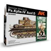 AK Interactive 35504-A 1/35 Pz.Kpfw.IV Ausf.D Afrika Korps + DAK Panzerfahrer
