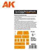 AK Interactive 35701 Die-cut Painting Mask for AK35001