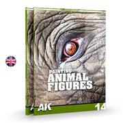 AK Interactive 518 Book Learning Series No.14 Painting Animal Figures English