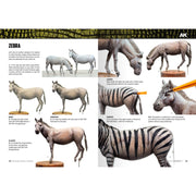 AK Interactive 518 Book Learning Series No.14 Painting Animal Figures English