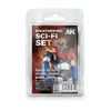 AK Interactive 639 Weathering Sci Fi Enamel Paint Set