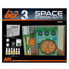 AK Interactive AK8254 All In One Space Station Gate Set Box 3 with Acrylic Paint