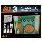 AK Interactive AK8254 All In One Space Station Gate Set Box 3 with Acrylic Paint