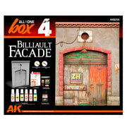 AK Interactive AK8255 All In One Billiault Façade Set Box 4 with Acrylic Paint