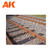 AK Interactive AK8256 Terrains 1/72 Small Railroad Ballast