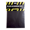 AK Interactive Black Aluminium Sheet 150um 200X250mm