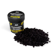 AK Interactive Dioramas Black Rubber Big Stones 100ml