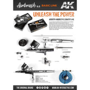 AK Interactive 9000 Airbrush Basic Line 0.3