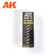 AK Interactive 9011B Cutter 20 Spare Blades