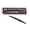 AK Interactive 9162 HG Angled Tweezers 02 Flat-End