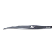 AK Interactive 9162 HG Angled Tweezers 02 Flat-End