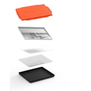 AK Interactive 9510 Wet Palette Includes 40 Papers Sheets and 2 Wipes