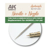 AK Interactive Needle + Nozzle 0.2 Top Line Replacement for Airbrush AK9600 0.3 Top Line