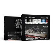 AK Interactive ABT 502 Naval & Grey Effects Oil Paint Set
