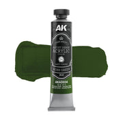 AK Interactive Artist Dense Acrylic Moss Green