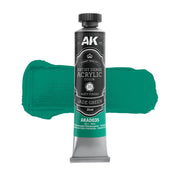 AK Interactive Artist Dense Acrylic Jade Green