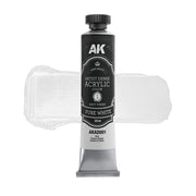 AK Interactive Artist Dense Acrylic Black & White Color Set